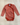 Cosilana Body uld/silke wrap langærmet stribet orange/ecru