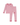 Petit Bateau pyjamas smalstribet hvid/rosa